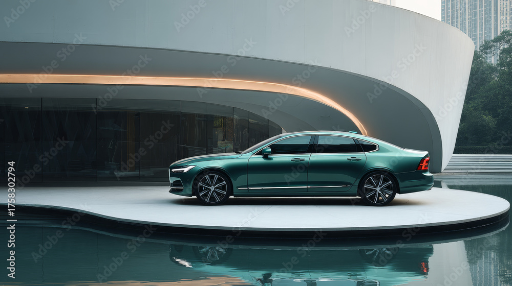 Fototapeta premium geen luxury modern car