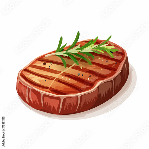 freshly grilled steak