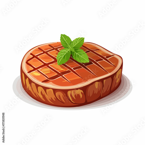 freshly grilled steak