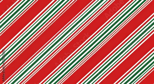 Christmas Candy Cane Stripe Background