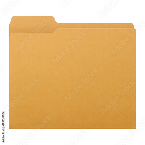 PNG Plain brown file folder image.