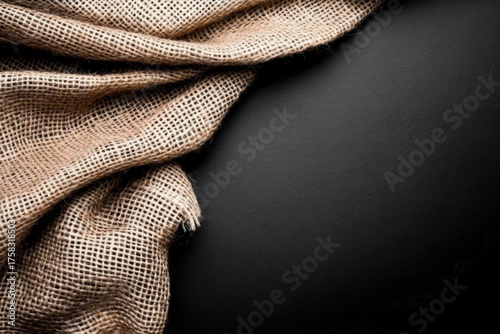 Burlap Texture Background