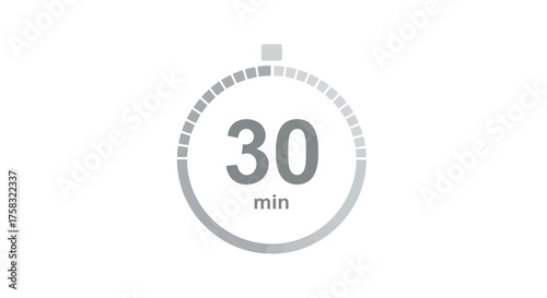 Timer icon showing 30 minutes