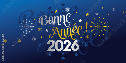 2026 Bonne année étoiles