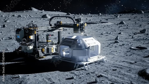 Moon Habitat 3D Printing.