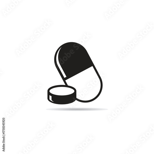 medicine icon on white background