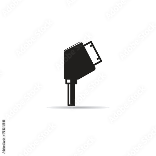 serial port plug icon vector illustration