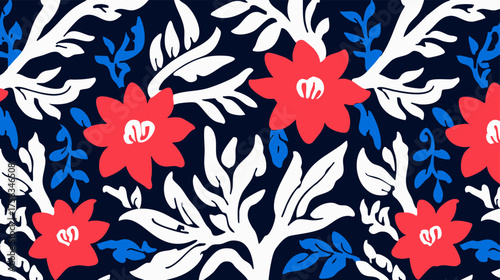 Batik Pattern with Parang Motif Seamless Background