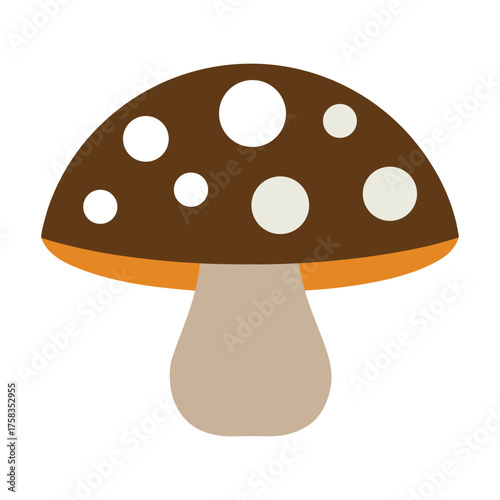 vector illustration of mushroom