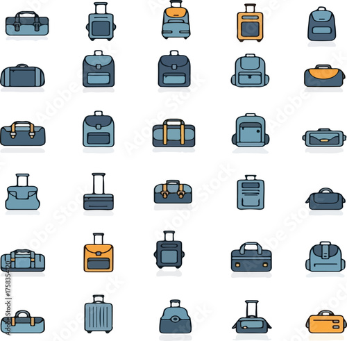 backpack, suitcase, carry-on, duffel bag, travel tote, wheeled bag, cabin bag, travel backpack, hiking bag, weekend bag, roller bag, luggage set, garment bag, travel organizer, packing cube