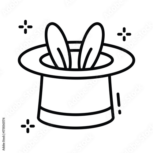 Spooky Halloween pumpkin magic trick, premium icon