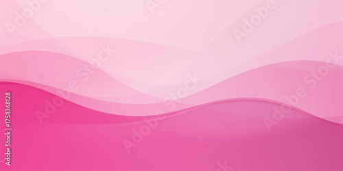 Abstract flowing pink waves and soft gradients creating a gentle and elegant background design