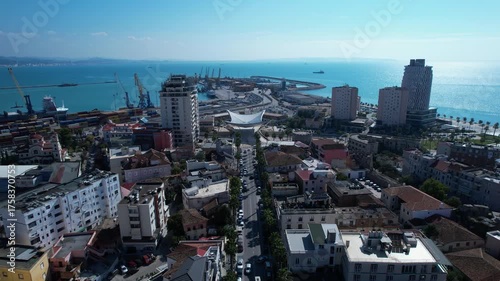 Wallpaper Mural Historic City Port of Durrës with Mediterranean Blue Skies, Tourism in Albania Torontodigital.ca