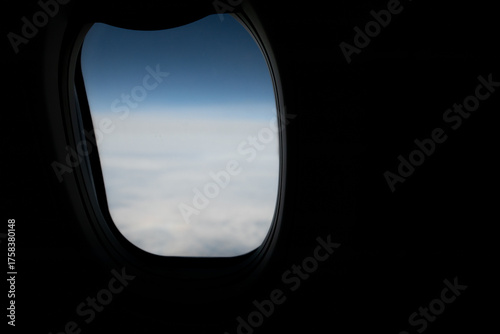 Sky view from aeroplane