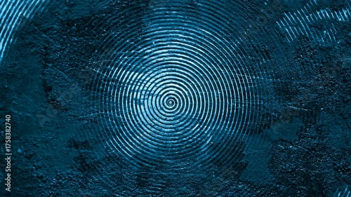 blue old aluminum sheet with burnt marks from the pan