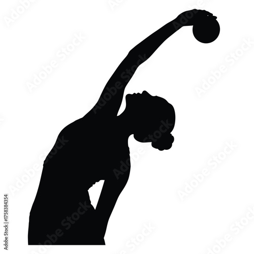 Silhouette of a woman standing and holding a bundled baby wrapped in a soft blanket design