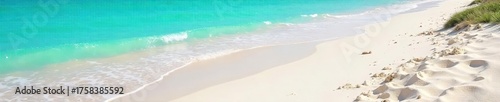 Glistening White Sand of Miami Beach Perfect for Sunbathing, Relaxation, and Fun