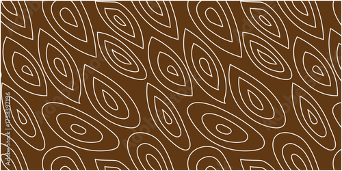 Wood Grain Texture Illustration A Repeating Pattern of Oval Shapes in Brown and Beige Tones