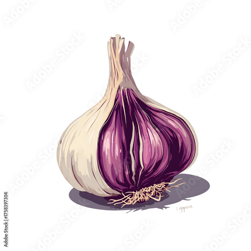 Artisanal Crushed Garlic Close-up: Texture and Flavor