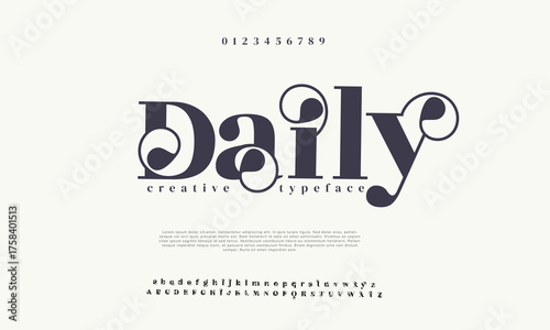 Elegant serif font with modern flourishes and clean structure, perfect for timeless editorial and fashion branding

