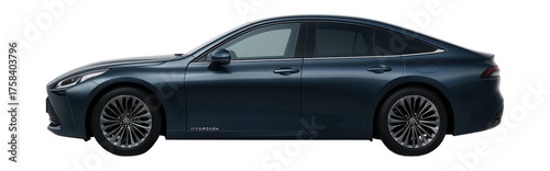 Wallpaper Mural Stylish hydrogen sedan featuring an aerodynamic design and concealed rear door handles. Torontodigital.ca