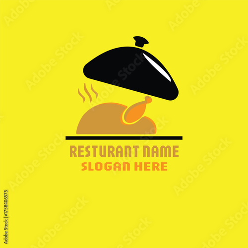Fast Food Chicken Logo Badge