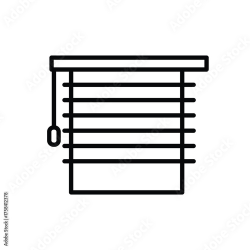 blinds icon vector web design 