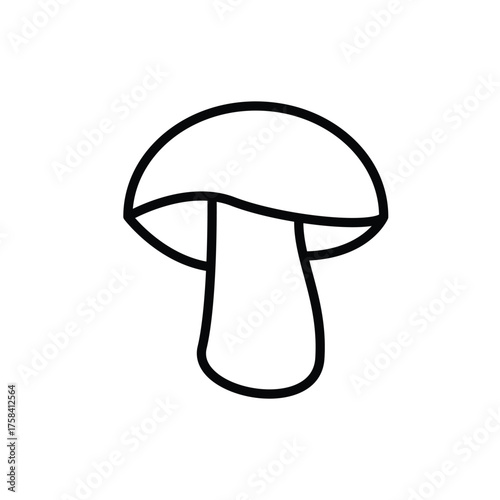 mushroom icon vector web design 