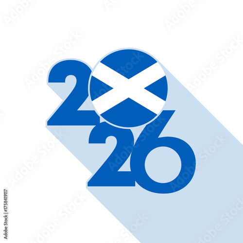 2026 Long Shadow Banner with Scotland Flag Inside.