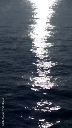 The video showcases a seamless loop of sunlight streaming through water. 