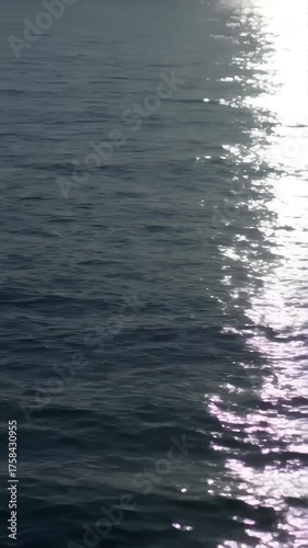 The video showcases a seamless loop of sunlight streaming through water. 