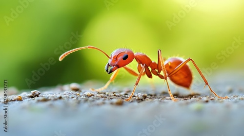 Close-up of a Red Imported Fire Ant