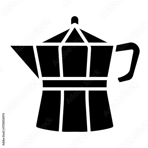 Moka Pot Vector Icon