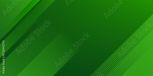 Abstract green sporty background template vector with shiny lines and lights. Green background with strong pattern design.Eps10 vector