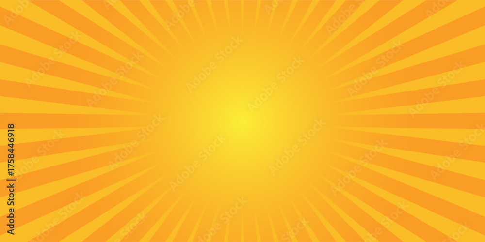 Fototapeta premium stripes image with light beams. yellow background - generated abstract wallpaper Illustration Format