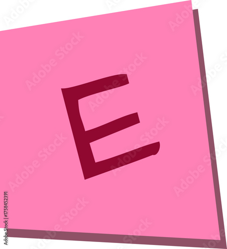 Scrapbook Letter E