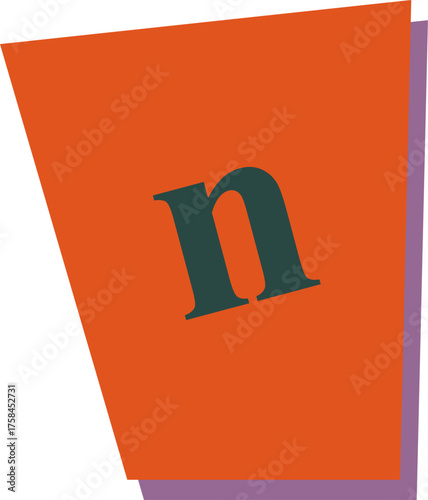 Collage Letter N