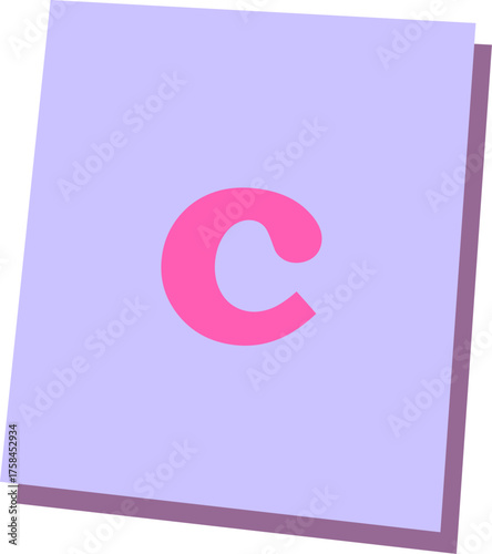 Paper Letter C