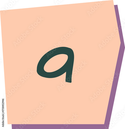 Cut Out Letter A