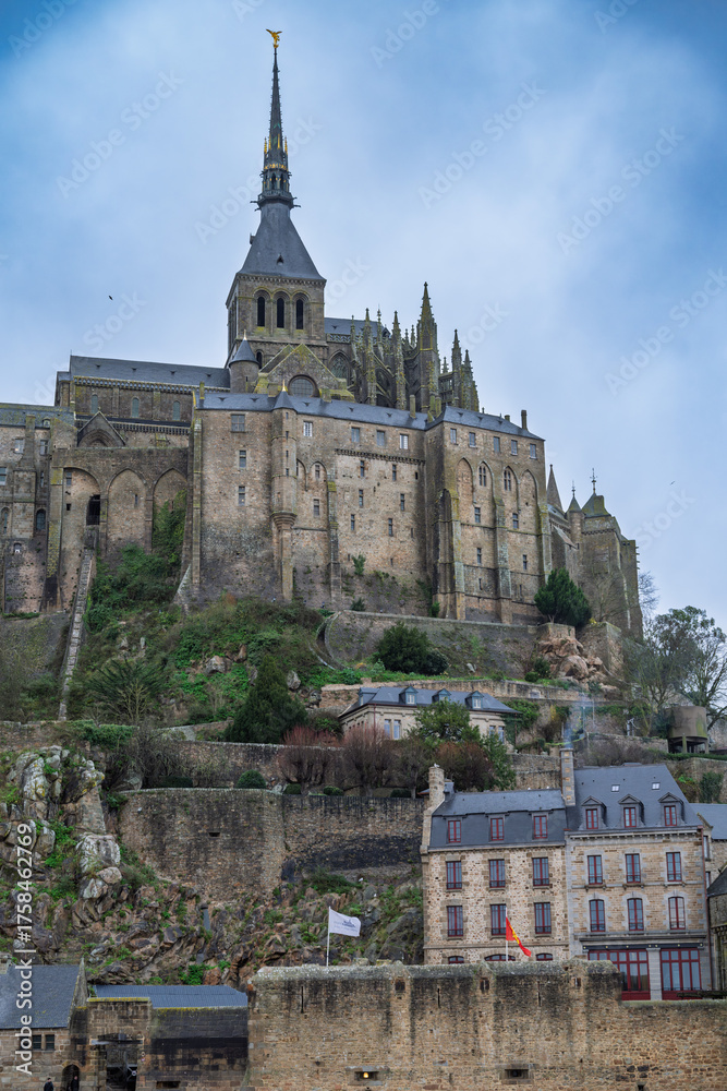 Fototapeta premium Mont Saint Michel Abbey
