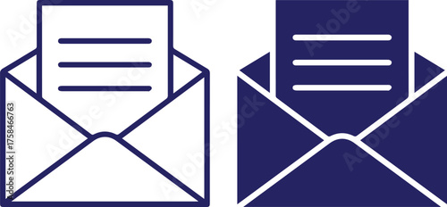 envelope, mail, letter, mailbox, digital art, minimalist, geometric, vector illustration