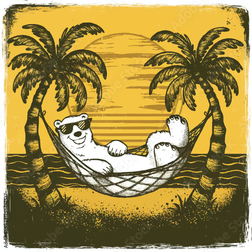 alm Tree Summer T-shirt Graphic