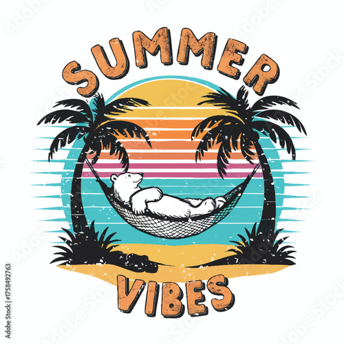 alm Tree Summer T-shirt Graphic