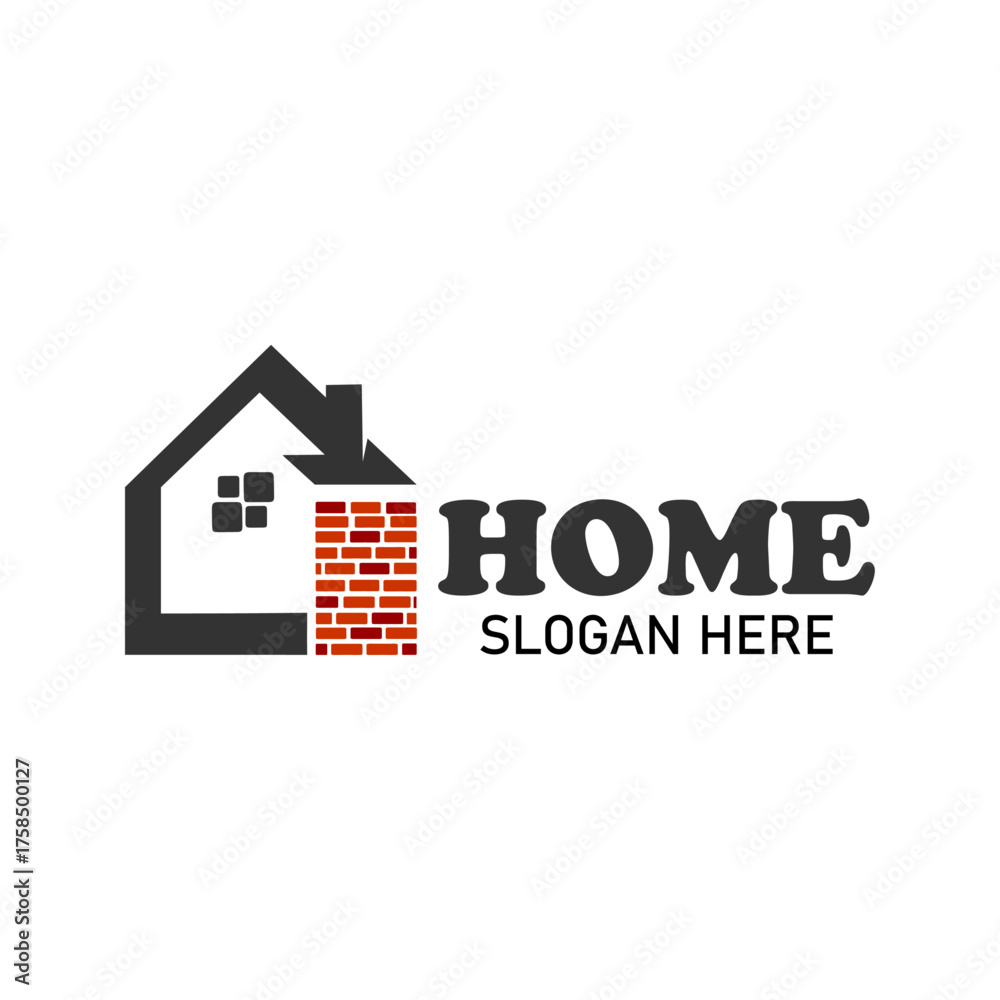 Fototapeta premium Home design with modern, minimalist and elegant illustrations