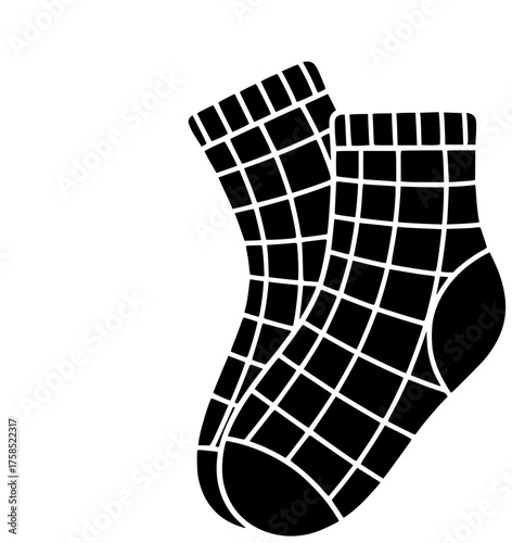 socks illustration foot silhouette pair logo sock icon legs outline different support colorful bullying mismatched child syndrome positive color shape adults vector graphic background