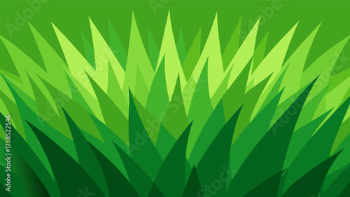 Vector art of abstract green grass background, perfect for naturethemed designs and ecofriendly projects