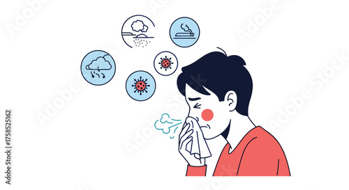 Understanding the common causes and triggers of seasonal allergies and respiratory issues.