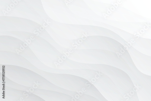 Abstract white modern wavy soft luxury texture with smooth and clean vector subtle background