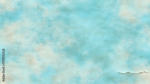 Soft blue and white watercolor abstract background texture.