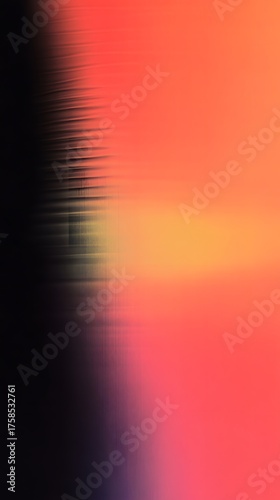 Gradient background with horizontal lines and color blend effect.